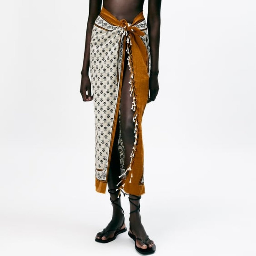 Neutral Printed Pareo